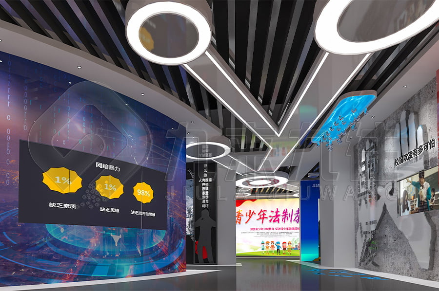 法制展館，法治文化教育展館方案策劃公司，政法委法治教育展館設(shè)計圖片