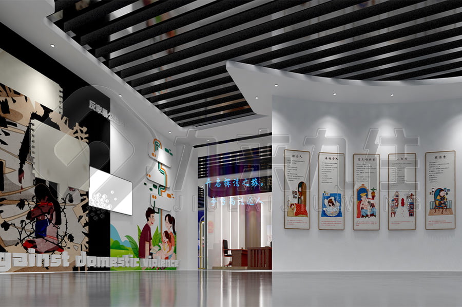 法制教育基地建設(shè)，法制教育展廳產(chǎn)品，法院法制教育展廳平面設(shè)計