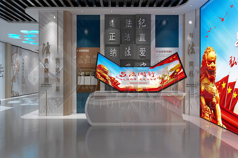 禁毒展廳布置，高科技禁毒展廳設(shè)計(jì)圖片，禁毒防艾宣傳基地設(shè)計(jì)布局公司