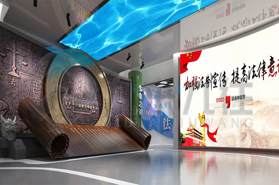 禁毒宣傳基地效果圖設(shè)計(jì)，聲光電禁毒展廳方案設(shè)計(jì)，禁毒防艾教育展館施工單位